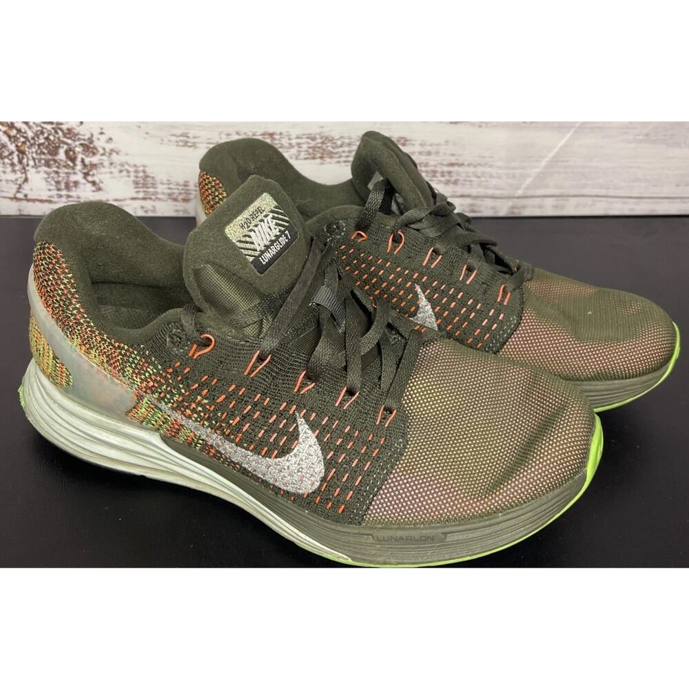 Nike Lunarglide 7, Women's 8 - H2O Repel Reflective Knit Running Athletic Shoes